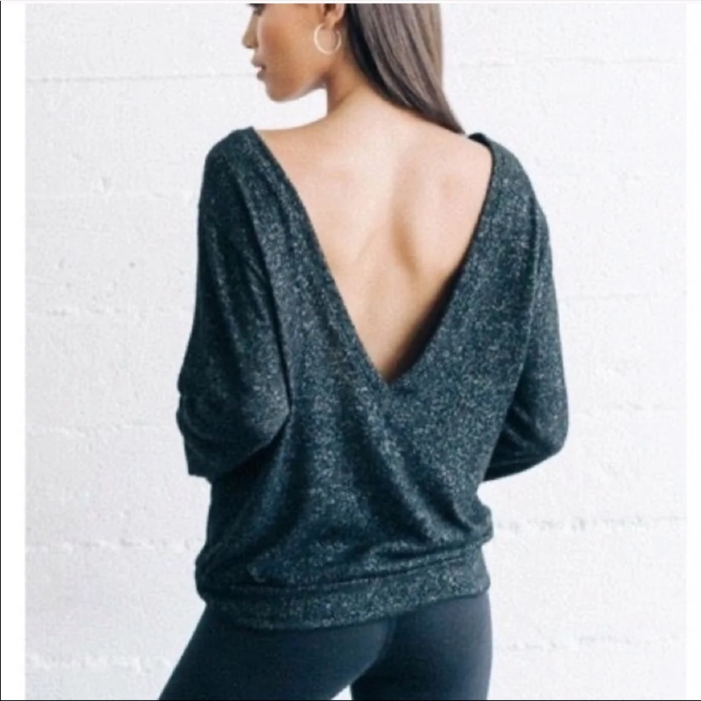 Joah Brown Get It Pullover Open Back Sweater